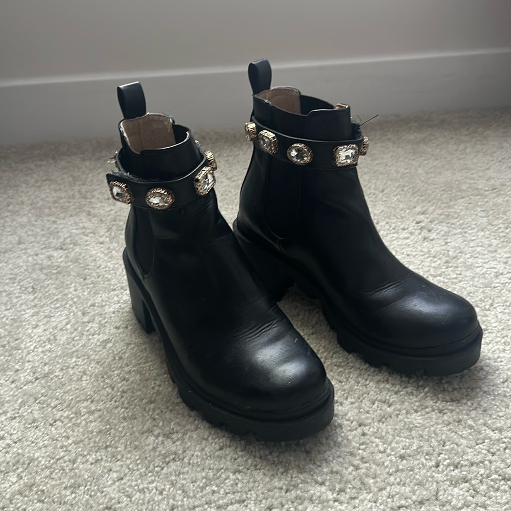 Steve Madden Amulet Jewel Embellished Boot